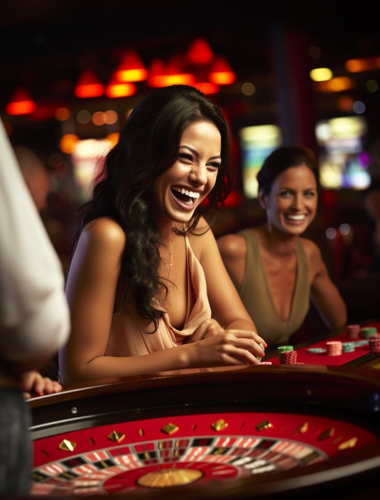Studio multi-kamera roulette langsung di toto 1000 dengan dealer dan pemain